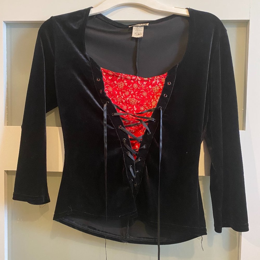Velvet top